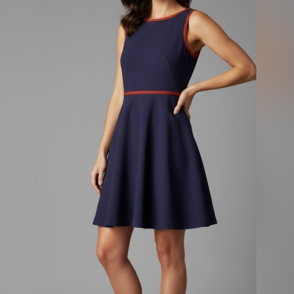 LOFT DRESS Elegant Navy CLASSY CASUAL